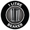 1 litre beaker
